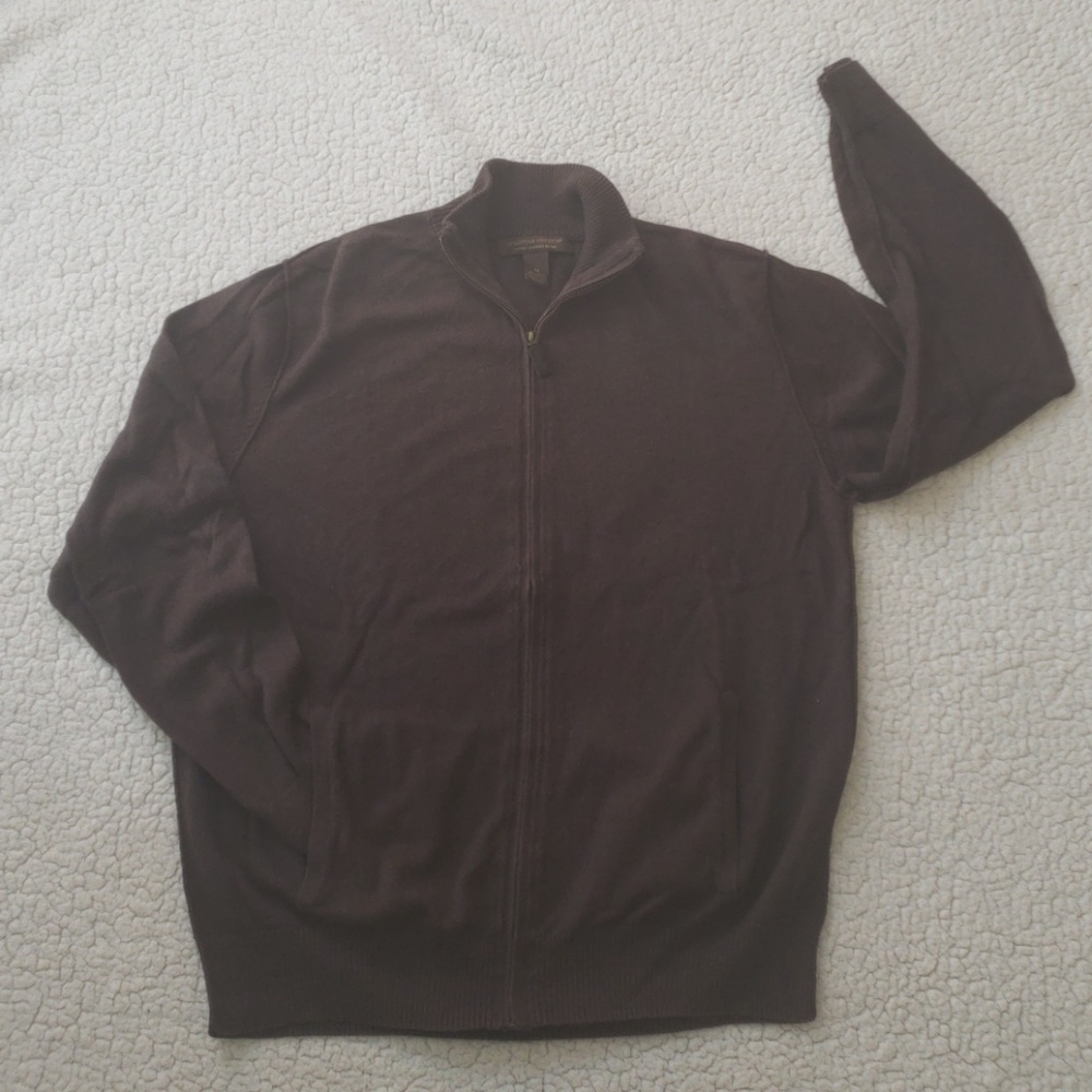 Sebastian Cooper cotton cashmere blend full zip